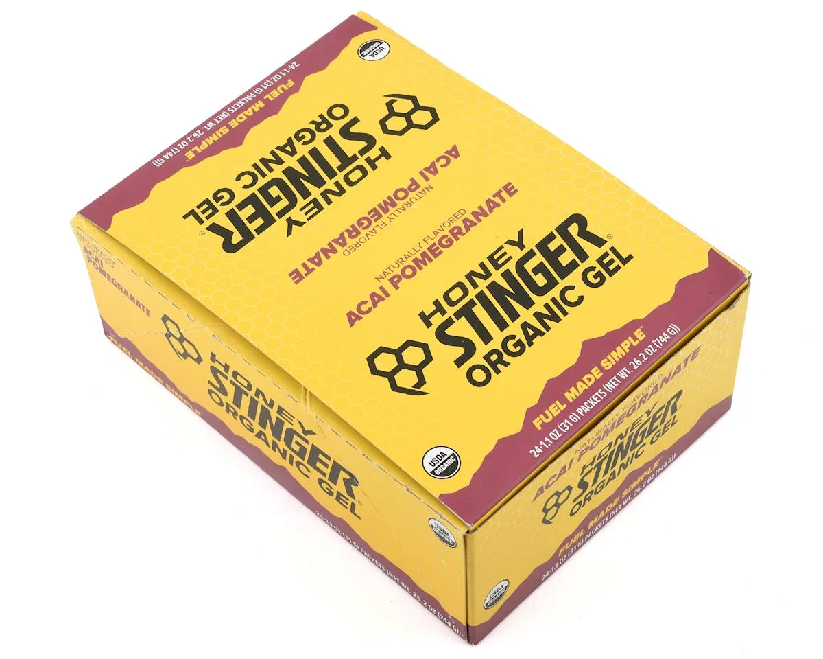 Honey Stinger Energy Gel (Acai Pomegranate) (24 | 1.2oz Packets)